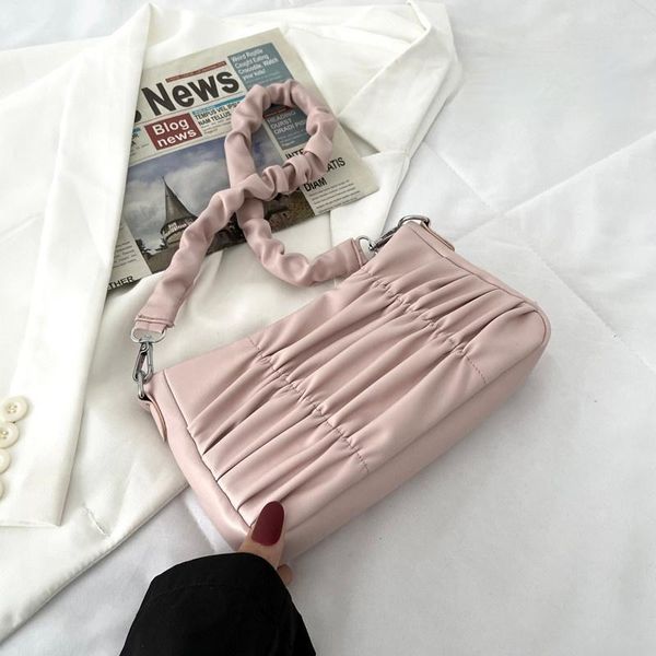 evening bags folds pu leather women's hobos shoulder female pink small tote clutch purse handbag fashion ladies underarm bag bolso muje
evening bags folds pu leather women's hobos shoulder female pink small tote clutch purse handbag fashion ladies underarm bag bolso muje