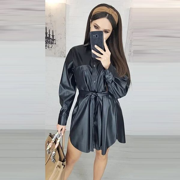 dresses women vintage pu sashes pockets mini solid lantern sleeve turn down coller side slit new office lady dress, Black;gray
dresses women vintage pu sashes pockets mini solid lantern sleeve turn down coller side slit new office lady dress, Black;gray