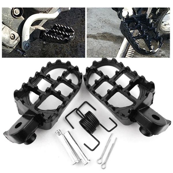 pedals 1 pair black footrests foot pegs motorcycle wide motocross aluminium pads racing style design motorbike accessories
pedals 1 pair black footrests foot pegs motorcycle wide motocross aluminium pads racing style design motorbike accessories