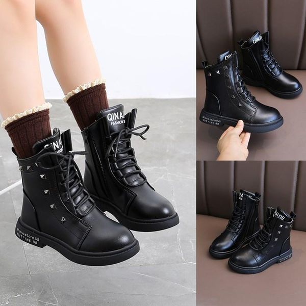 boots kids pu leather boys girls soft sole short fashion british style baby lightweight knee length warm fur, Black;grey
boots kids pu leather boys girls soft sole short fashion british style baby lightweight knee length warm fur, Black;grey