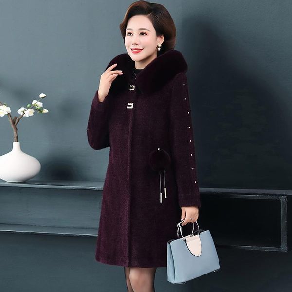 Women's Fur & Faux Women Autumn Winter Hooded Fake Coats Female Artificial Sheep Sheared Jacket Thick Warm Outwear Plus Size 5XL Y06 66X3, Black
Women's Fur & Faux Women Autumn Winter Hooded Fake Coats Female Artificial Sheep Sheared Jacket Thick Warm Outwear Plus Size 5XL Y06 66X3, Black