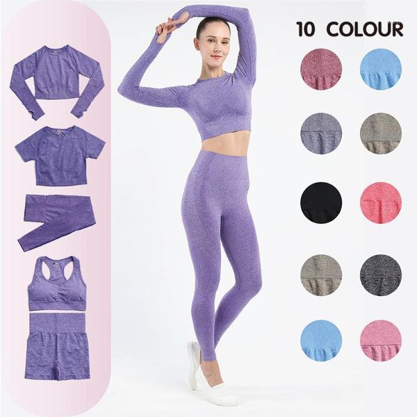 yoga outfit seamless women set workout sportswear high waist running gym legging fitness bra crop long sleeve suit
yoga outfit seamless women set workout sportswear high waist running gym legging fitness bra crop long sleeve suit