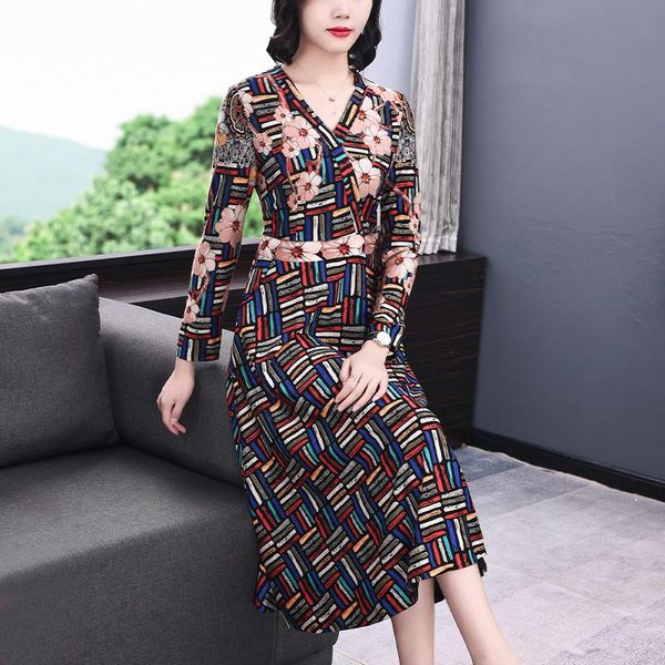 spring autumn vintage print 3xl plus size knitting dress 2021 floral casual long sleeve midi women bodycon elegant vestido dresses, Black;gray
spring autumn vintage print 3xl plus size knitting dress 2021 floral casual long sleeve midi women bodycon elegant vestido dresses, Black;gray