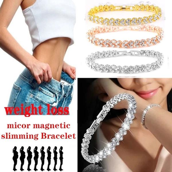 link, chain women luxury crystal bracelet weight loss gold female jewelry gift for, Black
link, chain women luxury crystal bracelet weight loss gold female jewelry gift for, Black