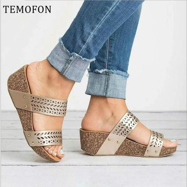 dress shoes temofon summer women wedge sandals fashion high heel peep toe platform ladies footwear hvt1080, Black
dress shoes temofon summer women wedge sandals fashion high heel peep toe platform ladies footwear hvt1080, Black