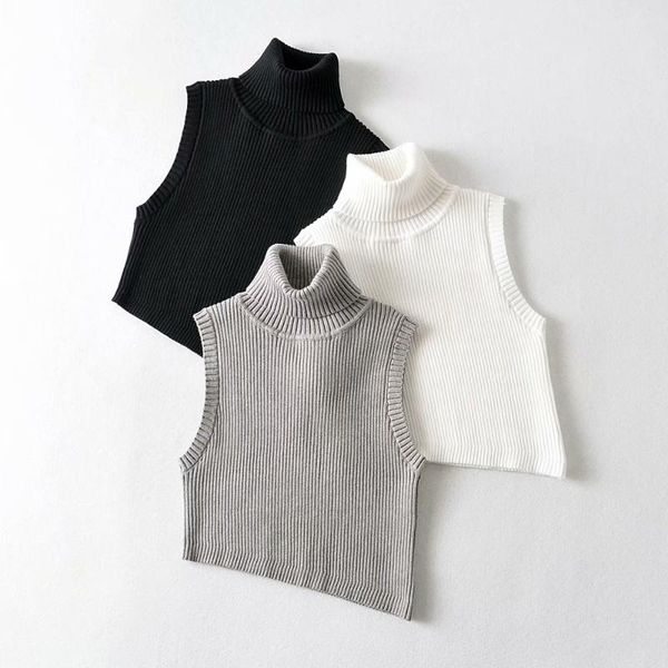 high collar tight thin sleeveless vest women's all-match simple solid color short irregular navel summer tanks & camis, White
high collar tight thin sleeveless vest women's all-match simple solid color short irregular navel summer tanks & camis, White