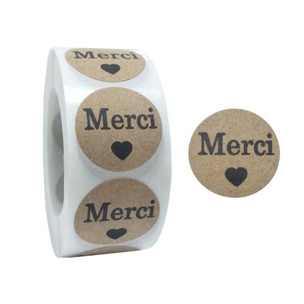 gift wrap 500pcs natural kraft merci french thank you labels stickers for diy seal label baking package scrapbooking sticker
gift wrap 500pcs natural kraft merci french thank you labels stickers for diy seal label baking package scrapbooking sticker