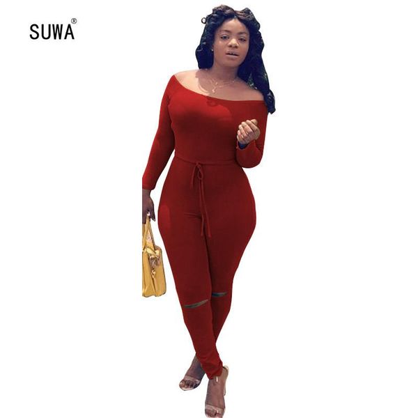 women's jumpsuits & rompers recommend style spring streetwear women slash neck off shoulder long sleeve femme jumpsuit overalls, Black;white
women's jumpsuits & rompers recommend style spring streetwear women slash neck off shoulder long sleeve femme jumpsuit overalls, Black;white