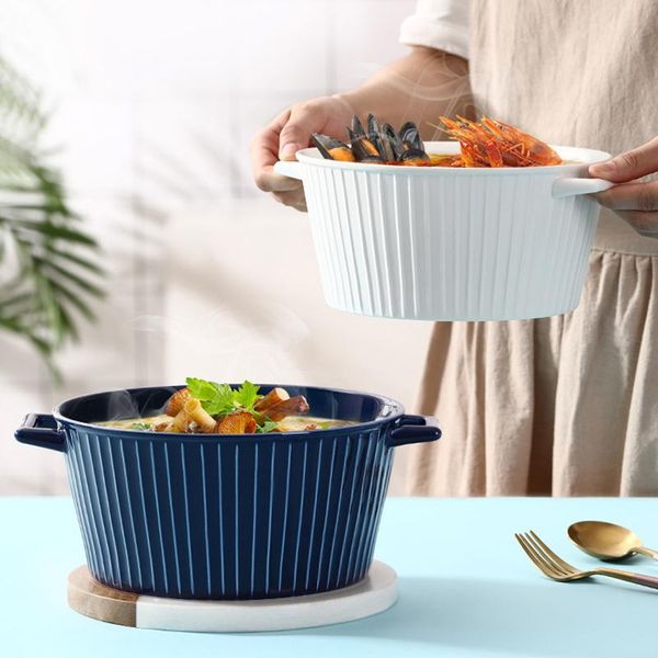 bowls nordic simple ceramic large round soup pot anti-scald double ear kitchen home personality bowl microwave plates
bowls nordic simple ceramic large round soup pot anti-scald double ear kitchen home personality bowl microwave plates