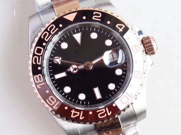 2020 u1 factory ceramic gmt mens watch rose gold black men mechanical automatic 2813 jubilee master desinger wristwatches, Slivery;brown
2020 u1 factory ceramic gmt mens watch rose gold black men mechanical automatic 2813 jubilee master desinger wristwatches, Slivery;brown