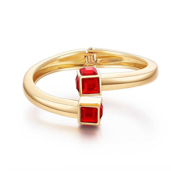 fashion charm bangles opening adjustable women's geometric square crystal charm open bangles & bracelets q0719, Black
fashion charm bangles opening adjustable women's geometric square crystal charm open bangles & bracelets q0719, Black