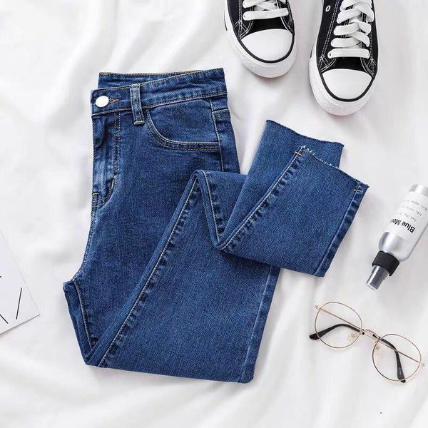 denim slim pencil pants stretch womens jean ankle length elastic high waist female skinny trousers, Blue
denim slim pencil pants stretch womens jean ankle length elastic high waist female skinny trousers, Blue