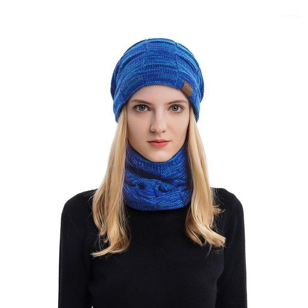 berets fashion winter warm men women solid knitted fleece windproof hood scarf hat sets daily knit hats for adult, Blue;gray
berets fashion winter warm men women solid knitted fleece windproof hood scarf hat sets daily knit hats for adult, Blue;gray