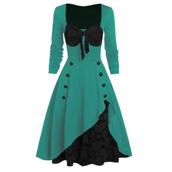 casual dresses gothic dress women french vintage long sleeve lace black party for bowknot wine red green tunic, Black;gray
casual dresses gothic dress women french vintage long sleeve lace black party for bowknot wine red green tunic, Black;gray