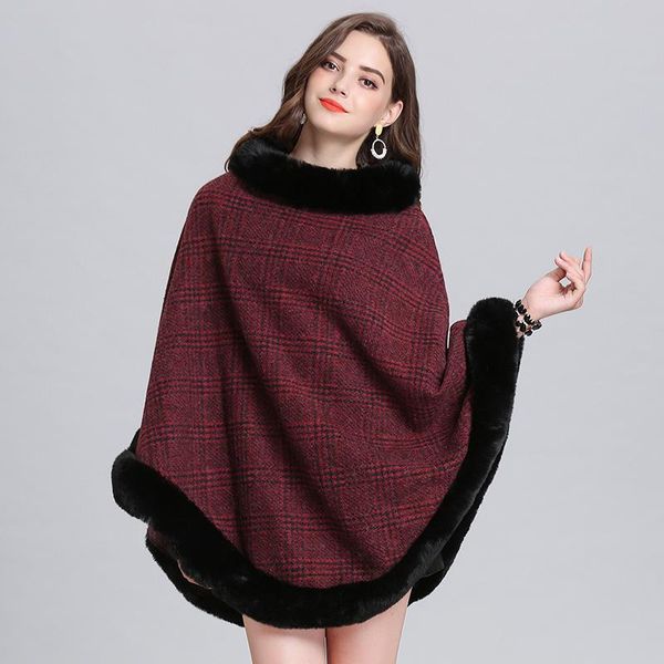 scarves european american loose winter warm cape phocho women imitation fur follar round neck pullover sweater cloak shawl, Blue;gray
scarves european american loose winter warm cape phocho women imitation fur follar round neck pullover sweater cloak shawl, Blue;gray