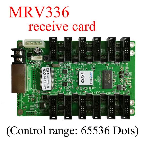 display novastar mrv328 receiving card control range 256 * dots full-color led screen universal 12 groups of hub75e 
display novastar mrv328 receiving card control range 256 * dots full-color led screen universal 12 groups of hub75e