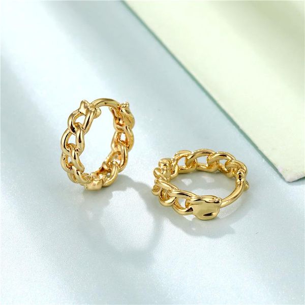 hoop & huggie french retro metal gold color twist thread earrings punk hip-hop cuba chain gothic studs for fashion women, Golden;silver
hoop & huggie french retro metal gold color twist thread earrings punk hip-hop cuba chain gothic studs for fashion women, Golden;silver