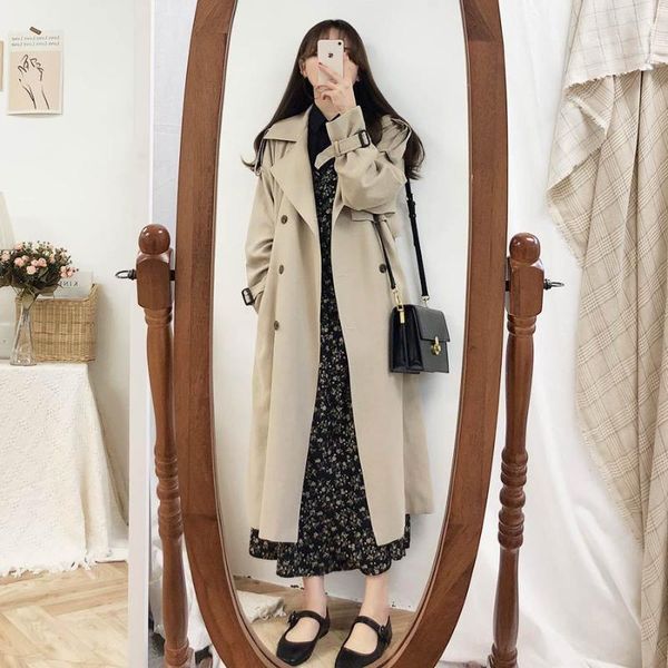 women's trench coats women coat solid casual office windbreaker slim long winter 2021 fashion overcoat female double breasted, Tan;black
women's trench coats women coat solid casual office windbreaker slim long winter 2021 fashion overcoat female double breasted, Tan;black