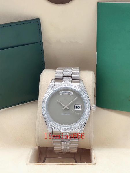 men's 41mm automatic mechanical distinguished watch middle shell with drilling blank log316l case strap montre de luxe wristwatch, Slivery;brown
men's 41mm automatic mechanical distinguished watch middle shell with drilling blank log316l case strap montre de luxe wristwatch, Slivery;brown