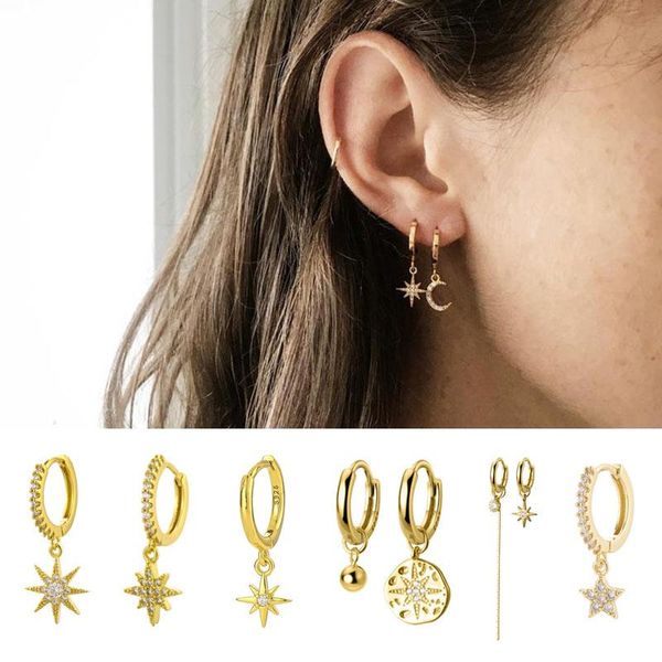 hoop & huggie 925 sterling silver star earring for women gold earrings delicate jewelry wholesale, Golden;silver
hoop & huggie 925 sterling silver star earring for women gold earrings delicate jewelry wholesale, Golden;silver
