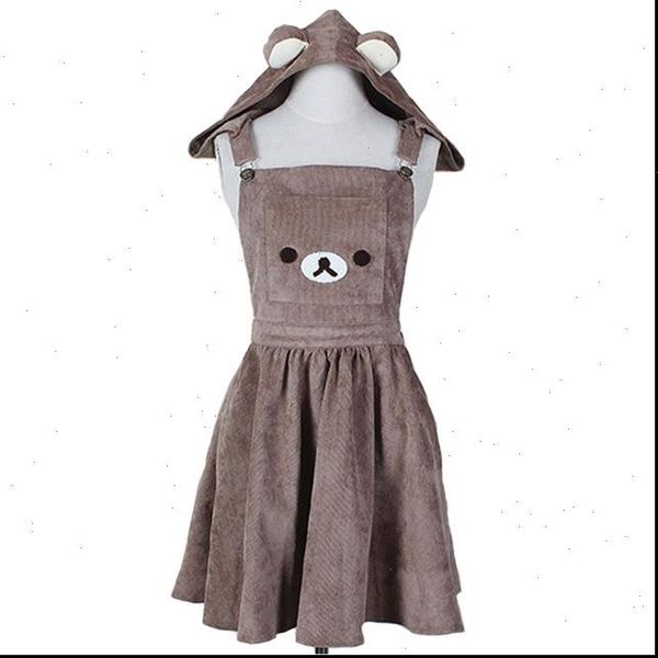 japanese kawaii rilakkuma lolita overall women dresses cute bear embroidery hat ball gown harajuku warm, Black;gray
japanese kawaii rilakkuma lolita overall women dresses cute bear embroidery hat ball gown harajuku warm, Black;gray