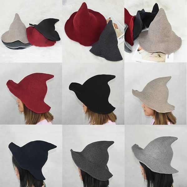 party hats 1pcs modern women halloween witch hat knitted woolen festival lady cosplay fashionable sheep wool christmas warm
party hats 1pcs modern women halloween witch hat knitted woolen festival lady cosplay fashionable sheep wool christmas warm