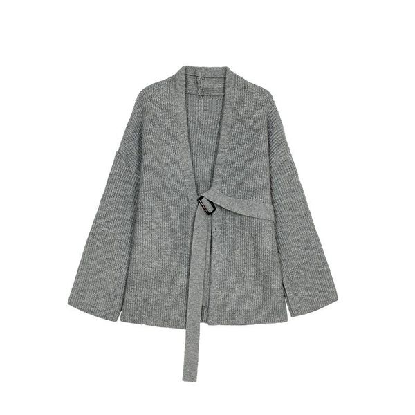 women's knits & tees shuchan belt design v-neck long cute woman sweaters cardigan high fashion drop streetwear autumn winter, White
women's knits & tees shuchan belt design v-neck long cute woman sweaters cardigan high fashion drop streetwear autumn winter, White