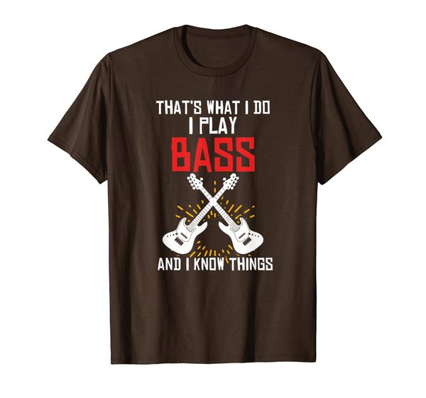 I Play Bass And I Know Things bassist bass player t-shirt T-Shirt, Mainly pictures
I Play Bass And I Know Things bassist bass player t-shirt T-Shirt, Mainly pictures