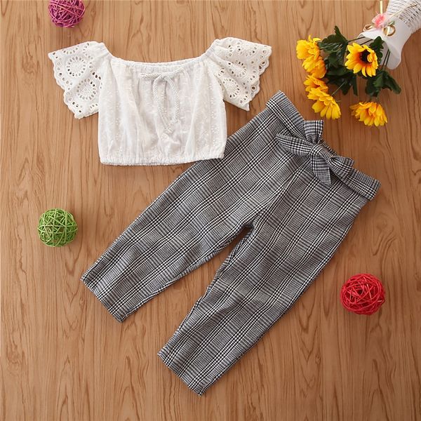 2021 new design good quality factory price fashion selling childrens hollow tube plaid pants two-piece suit, White
2021 new design good quality factory price fashion selling childrens hollow tube plaid pants two-piece suit, White