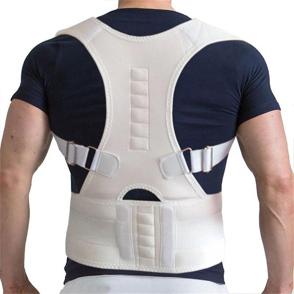 magnets posture corrector magnetic therapy correction brace adjustable shoulder back support belt no slouching, Black;blue
magnets posture corrector magnetic therapy correction brace adjustable shoulder back support belt no slouching, Black;blue