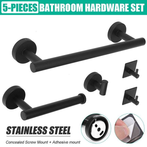 towel racks 5pcs matte black bathroom hardware set stainless steel round wall mounted includes 12 inch hand bar toilet paper holder
towel racks 5pcs matte black bathroom hardware set stainless steel round wall mounted includes 12 inch hand bar toilet paper holder