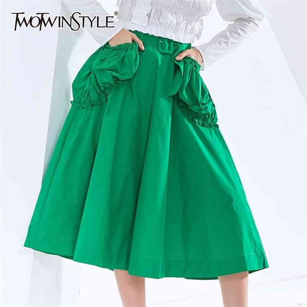 ball gown skirt for women high waist pockets loose patchwork ruched casual mid skirts female fall clothing 210521, Black
ball gown skirt for women high waist pockets loose patchwork ruched casual mid skirts female fall clothing 210521, Black