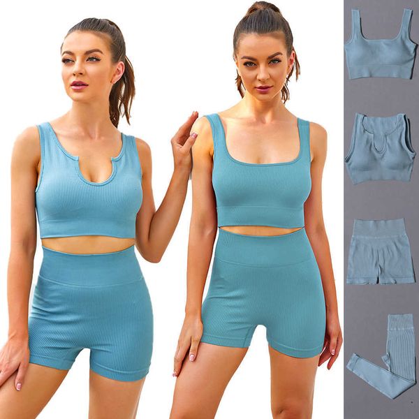 seamls high elastic sports underwear u-neck gathered milk burst fitns pants yoga suit for women, Gray
seamls high elastic sports underwear u-neck gathered milk burst fitns pants yoga suit for women, Gray
