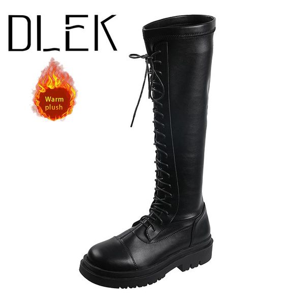 boots miyeda fashion women plarform square heel rubber buckle lace-up middle winter warm soft knee-high zipper shoes, Black
boots miyeda fashion women plarform square heel rubber buckle lace-up middle winter warm soft knee-high zipper shoes, Black