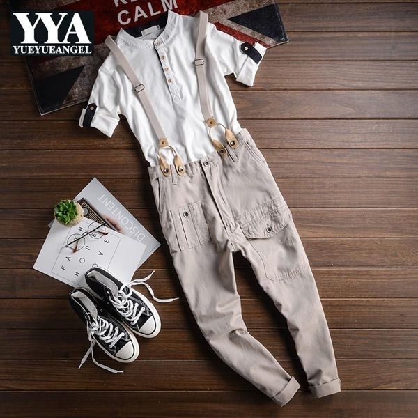 casual fashion mens summer sleeveless detachable overalls korean safari style solid ankle length slim fit pencil pants plus size men's, Black
casual fashion mens summer sleeveless detachable overalls korean safari style solid ankle length slim fit pencil pants plus size men's, Black