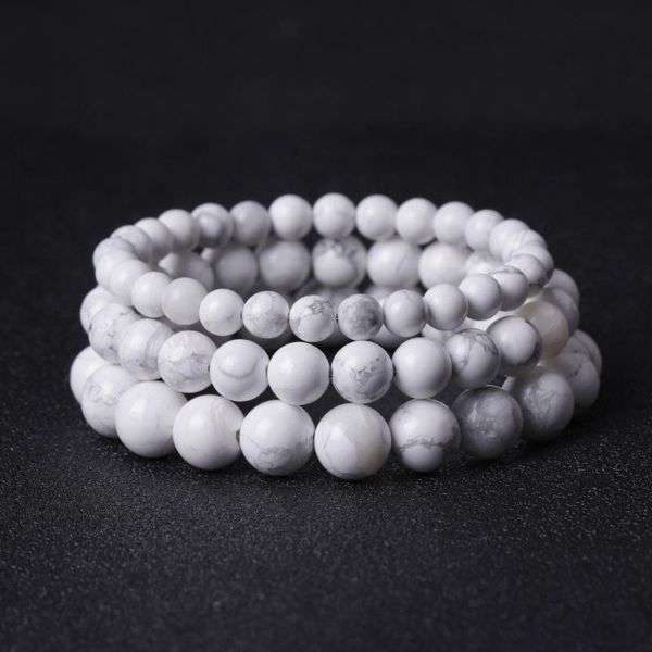 charm bracelets natural stone 6mm 8mm 10mm howlite bead bracelet yoga chakra healing friend lovers, Golden;silver
charm bracelets natural stone 6mm 8mm 10mm howlite bead bracelet yoga chakra healing friend lovers, Golden;silver