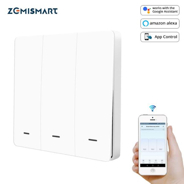 smart home control zemismart wifi wall push switch alexa google tuya light switches three gangs two one gang physical button
smart home control zemismart wifi wall push switch alexa google tuya light switches three gangs two one gang physical button