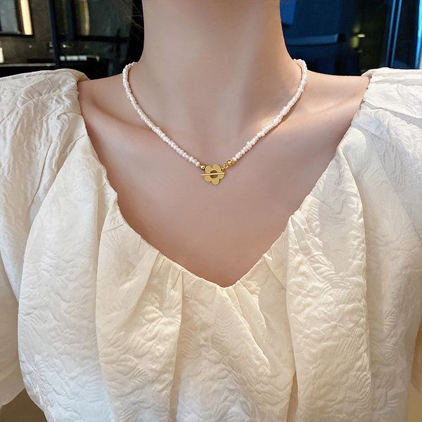xianlan553 summer flowers pearl necklace female light luxury niche design feeling collarbone chain in new senior temperament neckl, Silver
xianlan553 summer flowers pearl necklace female light luxury niche design feeling collarbone chain in new senior temperament neckl, Silver