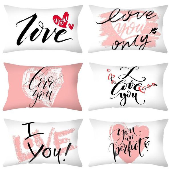cushion/decorative pillow letter love heart shape decorative cases white pink throw pillows for living room home sofa decor covers 30x50cm
cushion/decorative pillow letter love heart shape decorative cases white pink throw pillows for living room home sofa decor covers 30x50cm