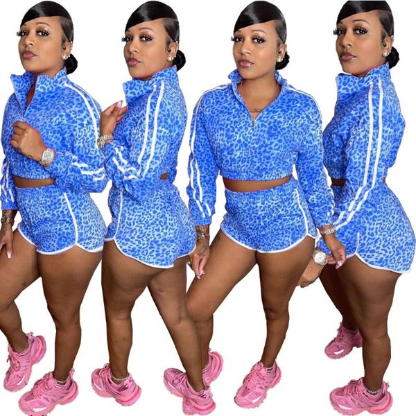 women's tracksuits leopard print two piece set outfit women sporty tracksuit casual long sleeve zip jacket jogger shorts street matchi, Gray
women's tracksuits leopard print two piece set outfit women sporty tracksuit casual long sleeve zip jacket jogger shorts street matchi, Gray