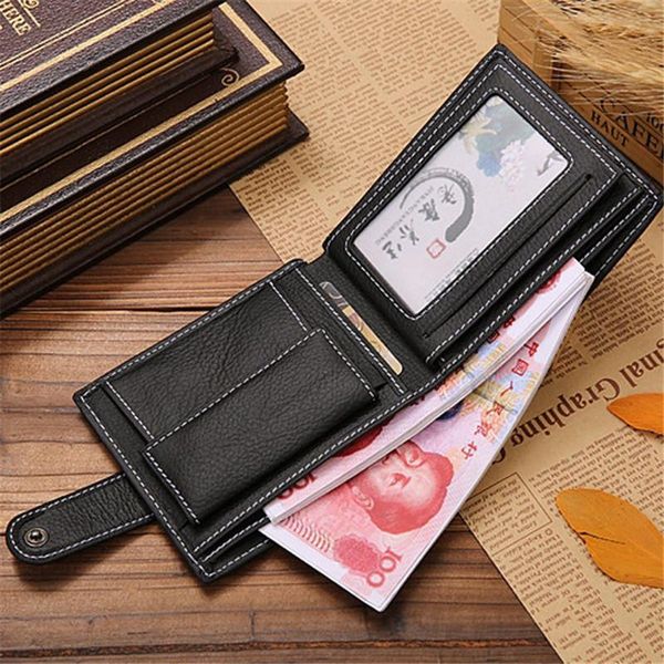 wallets men's pu leather bifold wallet id card holder multi pockets purse passcase vintage style cowboy portfel damski, Red;black
wallets men's pu leather bifold wallet id card holder multi pockets purse passcase vintage style cowboy portfel damski, Red;black