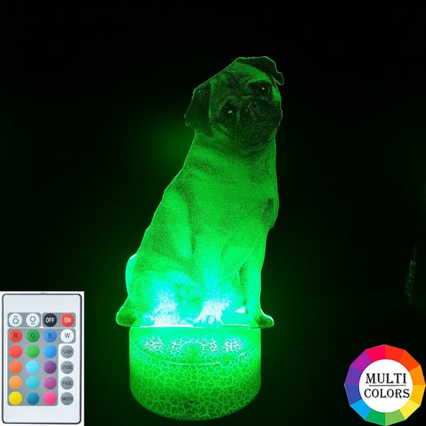creative led night light pet dog 3d acrylic pug nightlight bedside illusion table lamp bluetooth base cute kids friends gift
creative led night light pet dog 3d acrylic pug nightlight bedside illusion table lamp bluetooth base cute kids friends gift