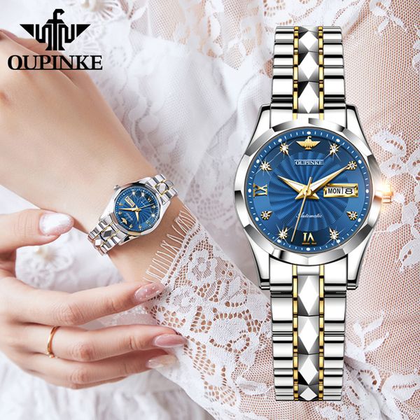 oupinke luxury mechanical wristwatches for women diamond stainless steel waterproof silver golden black watch face with case go to diver and, Slivery;brown
oupinke luxury mechanical wristwatches for women diamond stainless steel waterproof silver golden black watch face with case go to diver and, Slivery;brown