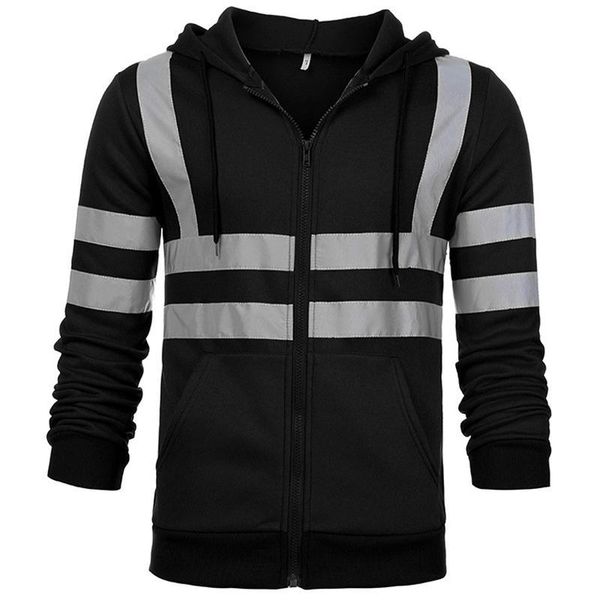 men's jackets men stripe patchwork hooded jacket ski hoodies reflective visibility workwear coat color block clothing, Black;brown
men's jackets men stripe patchwork hooded jacket ski hoodies reflective visibility workwear coat color block clothing, Black;brown
