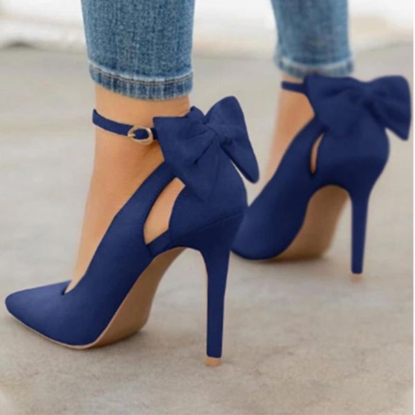 dress shoes women pointed toe high heels woman thin ladies pumps buckle strap female fashion bowknot plus size 34-43, Black
dress shoes women pointed toe high heels woman thin ladies pumps buckle strap female fashion bowknot plus size 34-43, Black
