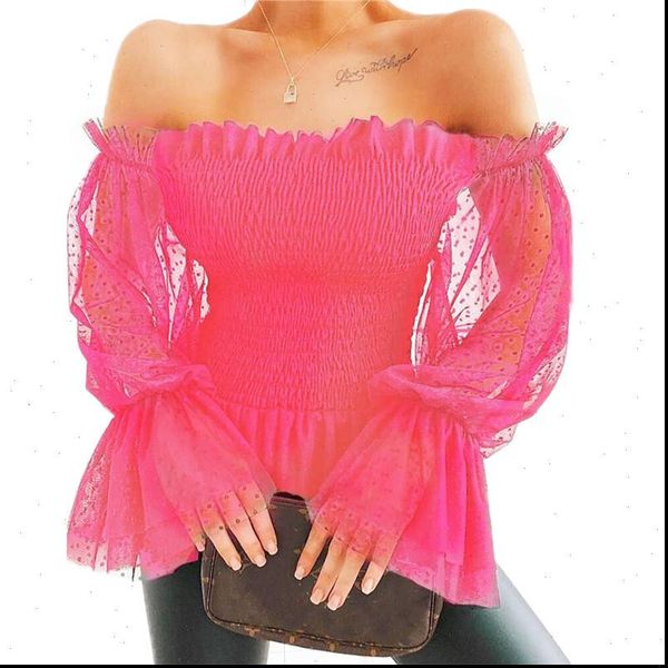 sumemr ruched long puff sleeve women blouses off shoulder loose casual elastic solid, White
sumemr ruched long puff sleeve women blouses off shoulder loose casual elastic solid, White