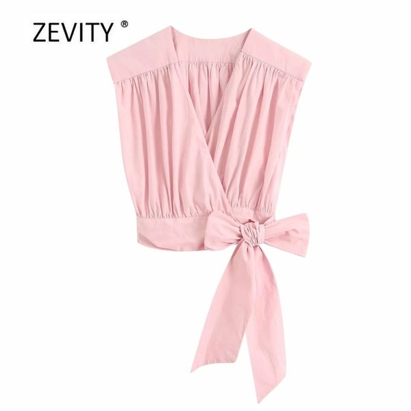 women sweet v neck hem bow tied pink poplin blouse ladies sleeveless pleats chic shirts casual slim femininas ls6811 210420, White
women sweet v neck hem bow tied pink poplin blouse ladies sleeveless pleats chic shirts casual slim femininas ls6811 210420, White