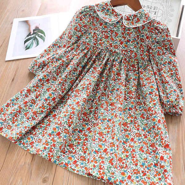 girl's dresses spring autumn party floral lapel princess kids clothing for girl children's girls xjyv, Red;yellow
girl's dresses spring autumn party floral lapel princess kids clothing for girl children's girls xjyv, Red;yellow