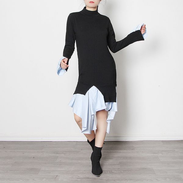 2021 casu oversized ladies dressed in Korean style stylish vintage loose party dress, Black;gray
2021 casu oversized ladies dressed in Korean style stylish vintage loose party dress, Black;gray