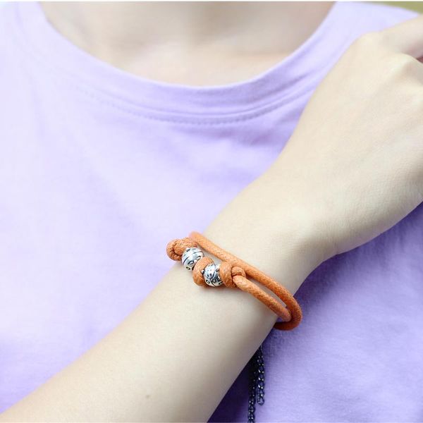 link, chain annuola ethnic style unique characteristic rope lettering metal ball bracelet couples gift hand simple accessories, Black
link, chain annuola ethnic style unique characteristic rope lettering metal ball bracelet couples gift hand simple accessories, Black
